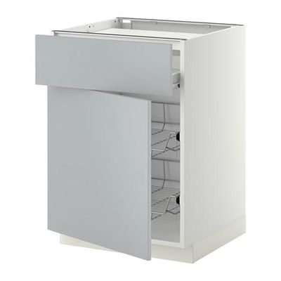 МЕТОД / ФОРВАРА Нплн шк д/врч пнл/ящ/2првл крзн - Веддинге серый, белый