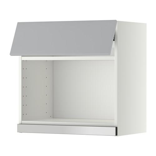МЕТОД Навесной шкаф для СВЧ-печи - 60x60 см, Веддинге серый, белый