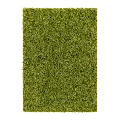 ХАМПЭН Ковер, длинный ворс - ярко-зеленый, 160x230 см
