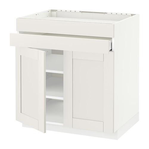 МЕТОД / МАКСИМЕРА Нап шк д/вар панели/2ящ/2фасада/1ящ - белый, Сэведаль белый МЕТОД / МАКСИМЕРА Нап шк д/вар панели/2ящ/2фасада/1ящ - белый, Сэведаль белый