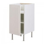 ФАКТУМ Напольный шкаф с полками - Стот белый с оттенком, 40 см