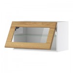 ФАКТУМ Гориз навесн шкаф со стекл дверью - Норье дуб, 70x40 см ФАКТУМ Гориз навесн шкаф со стекл дверью - Норье дуб, 70x40 см