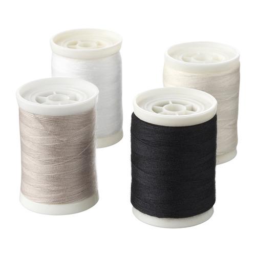 SY нитки белый/черный/естественный