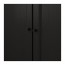 BILLY/OXBERG стеллаж с дверьми черно-коричневый 80x30x202 cm