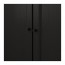 BILLY/OXBERG стеллаж с дверьми черно-коричневый 80x30x202 cm