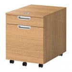 ГАЛАНТ Тумба с отделением для папок - дубовый шпон