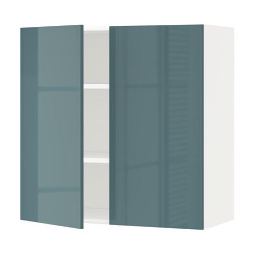 METOD навесной шкаф с полками/2дверцы METOD навесной шкаф с полками/2дверцы