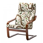 ПОЭНГ Кресло - Карлсро разноцветный, классический коричневый