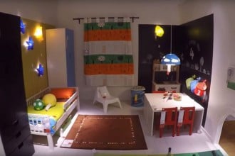 Интерьер детской комнаты с мебелью СТУВА