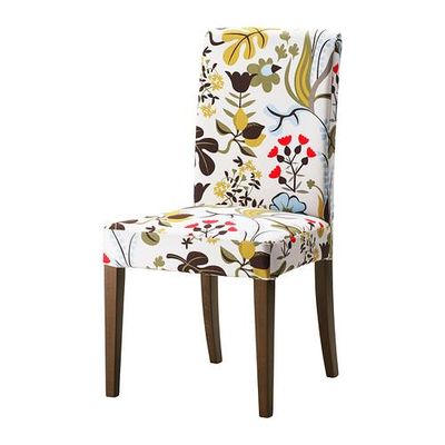 ХЕНРИКСДАЛЬ Стул - Бломстермола разноцветный, коричневый