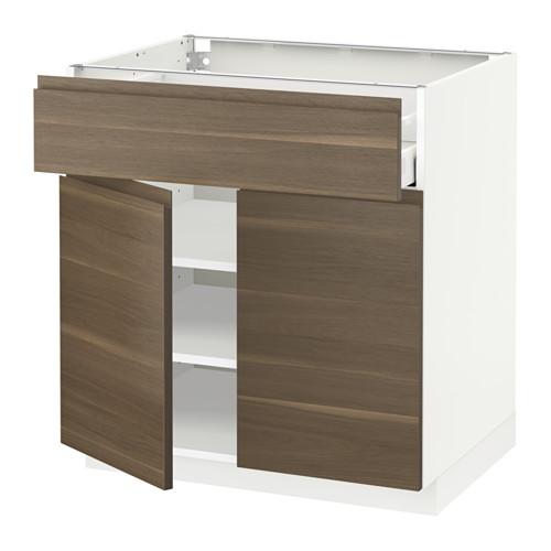 METOD/MAXIMERA напольный шкаф+ящик/2дверцы цвет алюминия METOD/MAXIMERA напольный шкаф+ящик/2дверцы цвет алюминия