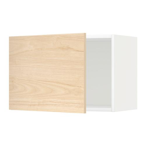 МЕТОД Шкаф навесной - белый, Аскерсунд под светлый ясень, 60x40 см