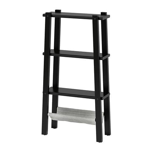 ВИЛЬТО Стеллаж - черный