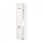 МЕТОД Выс шкаф для хол/мороз с 3 дверями - 60x60x240 см, Мэрста белый, белый