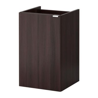 ЛИЛЛОНГЕН Шкаф под раковину с 1 дврц - черно-коричневый ЛИЛЛОНГЕН Шкаф под раковину с 1 дврц - черно-коричневый