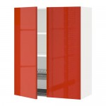 МЕТОД Навесной шкаф с посуд суш/2 дврц - белый, Ерста глянцевый оранжевый, 80x100 см МЕТОД Навесной шкаф с посуд суш/2 дврц - белый, Ерста глянцевый оранжевый, 80x100 см