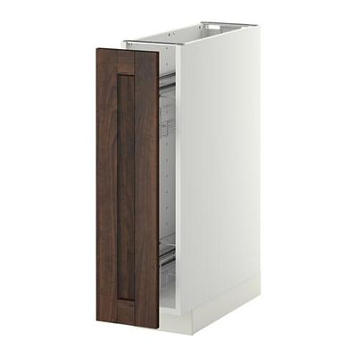 МЕТОД Напол шкаф/выдв внутр элем - Эдсерум под дерево коричневый, белый