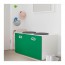 FRITIDS/STUVA скамья с отделением для игрушек зеленый