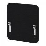 ГАЛАНТ Экран д/письменного стола - серый/черный, 60x64 см