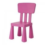 МАММУТ Детский стул - темно-розовый