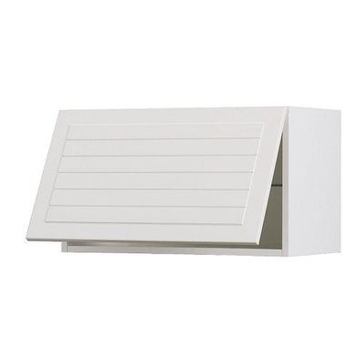 ФАКТУМ Горизонтальный навесной шкаф - Стот белый с оттенком, 92x40 см