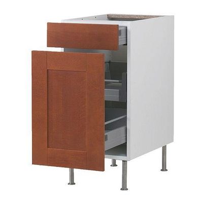 ФАКТУМ Напольн шкаф/выдвижн секц/ящик - Эдель классический коричневый, 60 см