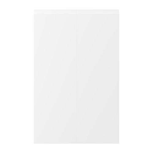 VOXTORP дверца д/напольн углового шк, 2шт правосторонний матовый белый 25.3x79.7 cm