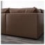 ВИМЛЕ 6-местный п-образный диван - с открытым торцом/Фарста темно-коричневый