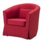 ТУЛЬСТА Кресло - Нордвалла красный