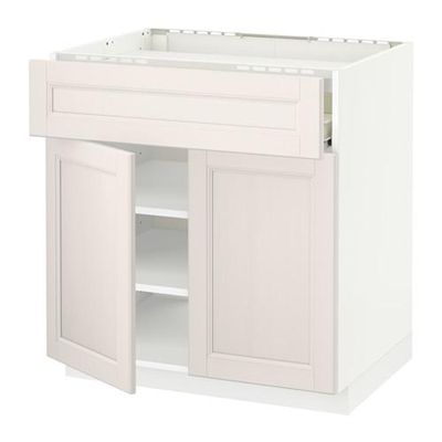 МЕТОД / ФОРВАРА Нплн шк д/врч пнл/ящ/плк/2дв - Лаксарби белый, белый МЕТОД / ФОРВАРА Нплн шк д/врч пнл/ящ/плк/2дв - Лаксарби белый, белый