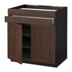 МЕТОД / ФОРВАРА Нап шк д/вар панели/2ящ/2фасада/1ящ - Эдсерум под дерево коричневый, под дерево черный МЕТОД / ФОРВАРА Нап шк д/вар панели/2ящ/2фасада/1ящ - Эдсерум под дерево коричневый, под дерево черный