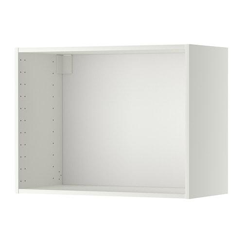 МЕТОД Каркас навесного шкафа - белый, 80x37x60 см
