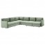 ВАЛЛЕНТУНА 6-местный диван-кровать - Хилларед зеленый, Хилларед зеленый