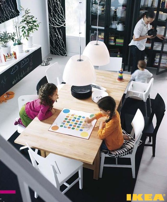 Интерьер столовой ИКЕА