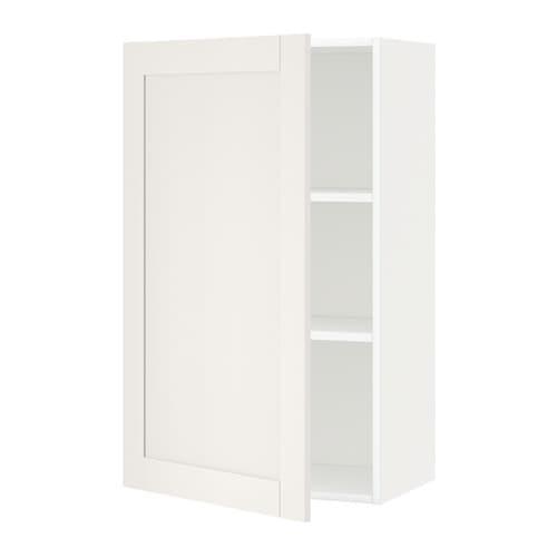 МЕТОД Шкаф навесной с полкой - белый, Сэведаль белый, 60x100 см МЕТОД Шкаф навесной с полкой - белый, Сэведаль белый, 60x100 см