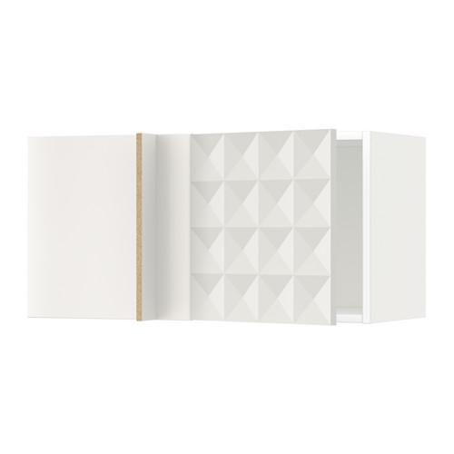 МЕТОД Шкаф навесной угловой - белый, Гэррестад белый МЕТОД Шкаф навесной угловой - белый, Гэррестад белый