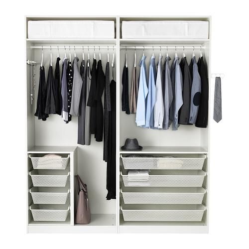 PAX гардероб белый