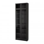 БИЛЛИ / ОКСБЕРГ Стеллаж - черно-коричневый