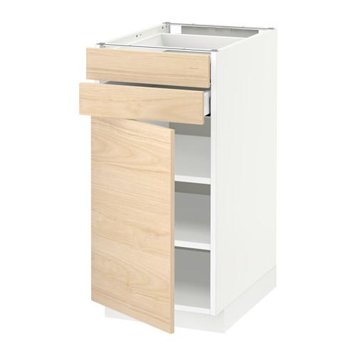 METOD/MAXIMERA напольный шкаф с дверцей/2 ящиками цвет алюминия METOD/MAXIMERA напольный шкаф с дверцей/2 ящиками цвет алюминия