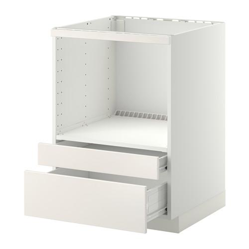 МЕТОД / ФОРВАРА Напольн шк д/комб СВЧ/ящики - Веддинге белый, белый МЕТОД / ФОРВАРА Напольн шк д/комб СВЧ/ящики - Веддинге белый, белый