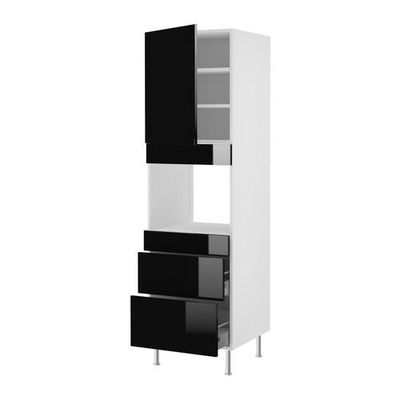 ФАКТУМ Выс шк д/MW6 СВЧ+ящ/двр - Абстракт черный