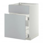 МЕТОД / МАКСИМЕРА Нап шк п/мойку/сорт мус/1дврц/2ящ - Веддинге серый, белый МЕТОД / МАКСИМЕРА Нап шк п/мойку/сорт мус/1дврц/2ящ - Веддинге серый, белый