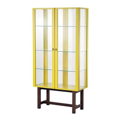 Fjord At eftertiden STOCKHOLM cabinet with glass doors - Yellow (10239732) - reviews, price  comparisons