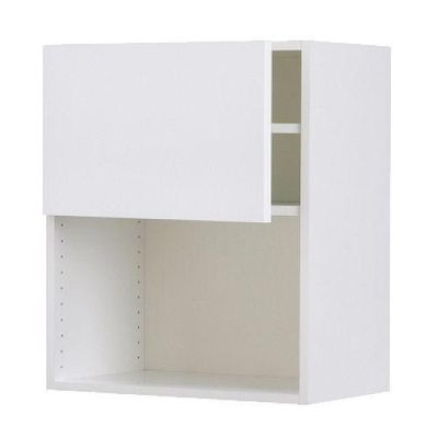 ФАКТУМ Навесной шкаф для СВЧ-печи - Абстракт белый, 60x70 см