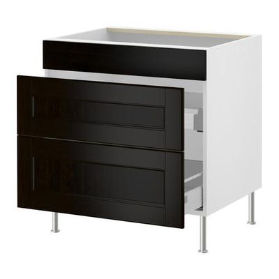 ФАКТУМ Напол шк п/мйк с 2 ящ/2 фрнт пнл - Рамшё черно-коричневый, 60 см ФАКТУМ Напол шк п/мйк с 2 ящ/2 фрнт пнл - Рамшё черно-коричневый, 60 см