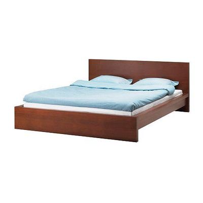 МАЛЬМ Каркас кровати - классический коричневый, 160x200 см