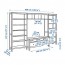 HEMNES шкаф для ТВ, комбинация