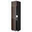 МЕТОД Выс шкаф для хол/мороз с 3 дверями - под дерево черный, Эдсерум под дерево коричневый