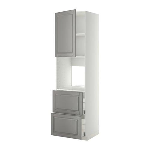 МЕТОД / МАКСИМЕРА Выс шк д/дхвк+двр/2фрнт/2выс ящ - белый, Будбин серый, 60x60x220 см МЕТОД / МАКСИМЕРА Выс шк д/дхвк+двр/2фрнт/2выс ящ - белый, Будбин серый, 60x60x220 см