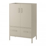 ИДОСЕН Шкаф с дверцами и ящиками - бежевый